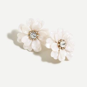 J. Crew Acrylic Flower Earrings